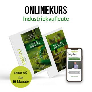 Onlinekurs für Industriekaufleute nach neuer Ausbildungsordnung für 19 Monate